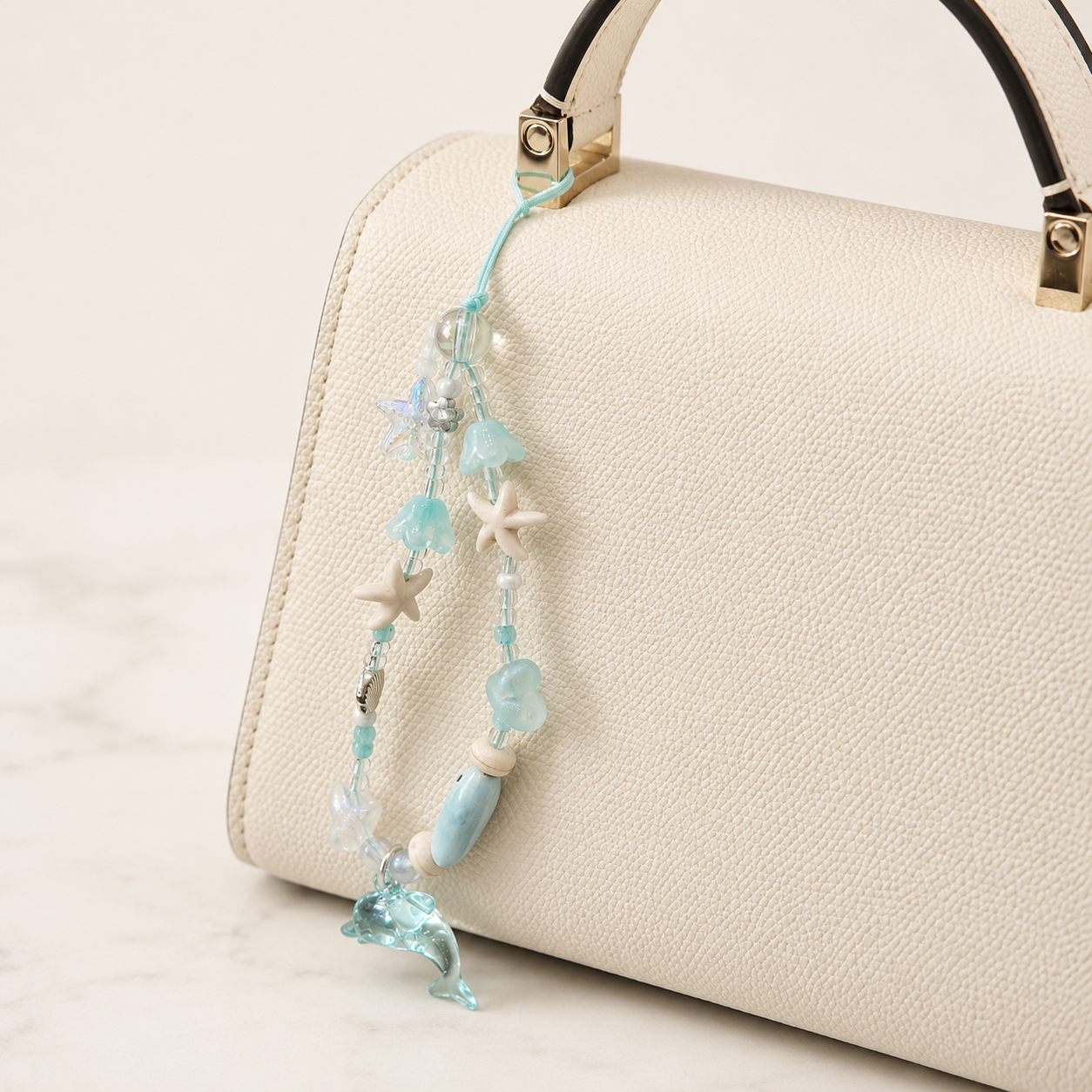 Dolphin Ocean Phone Charm