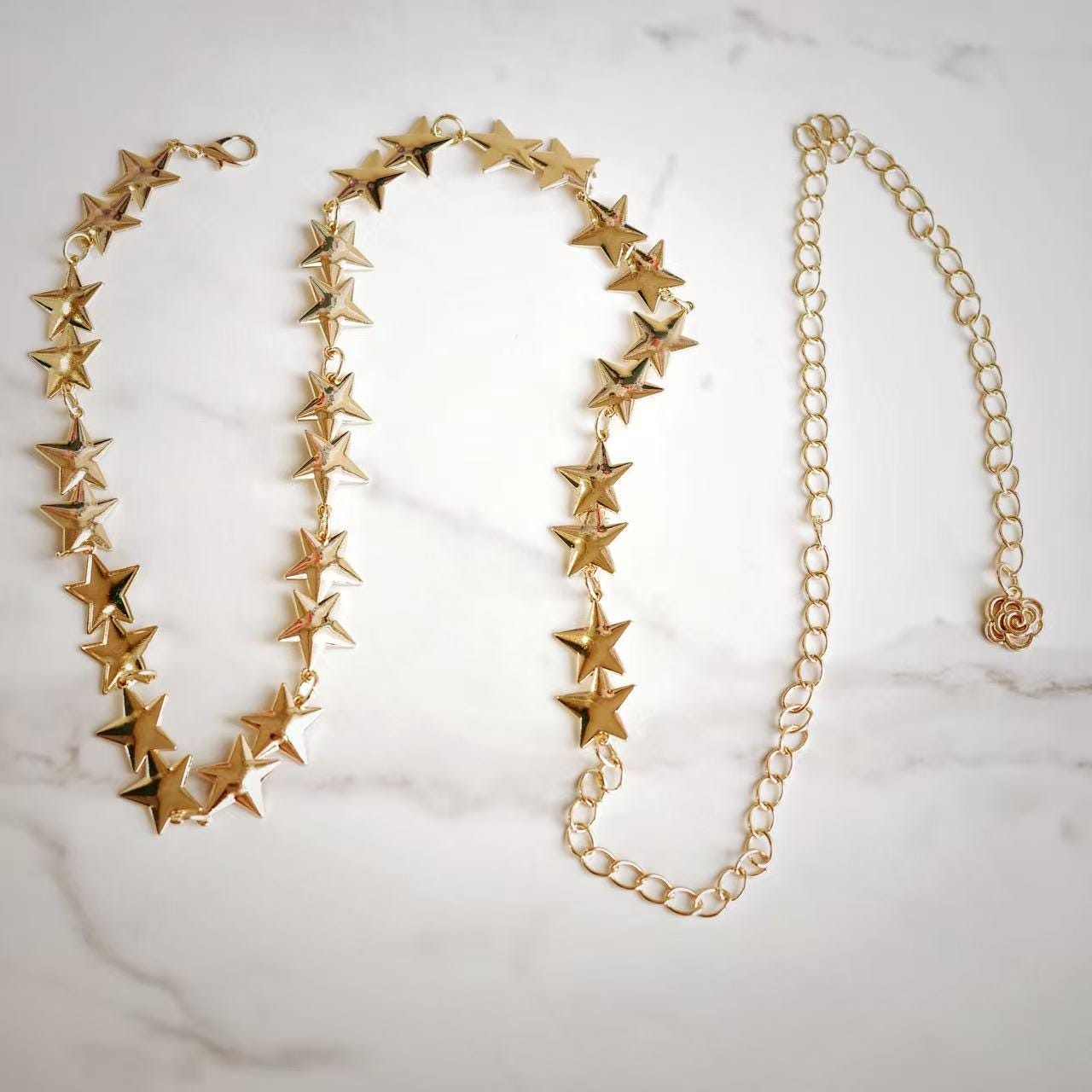 Gold Star Chain Belt