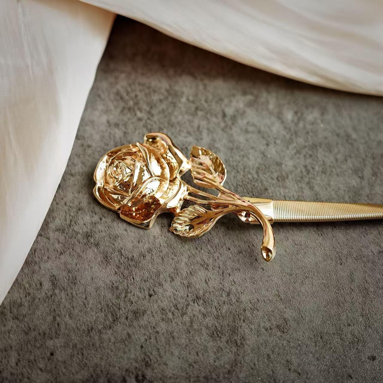 Gold Rose Flower Waist Chain