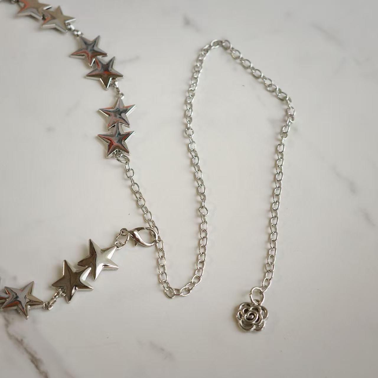 Silver Star Chain Belt