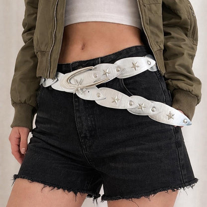 Silver Galaxy Star Belt
