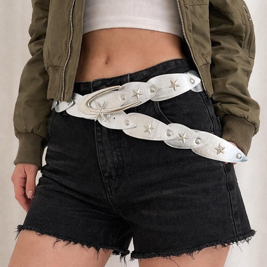 Silver Galaxy Star Belt