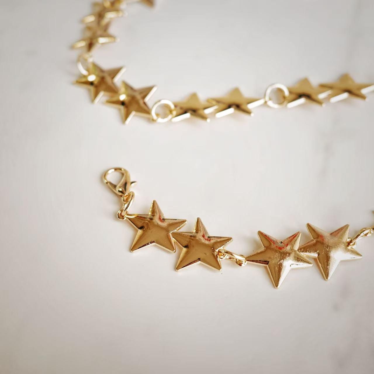Gold Star Chain Belt