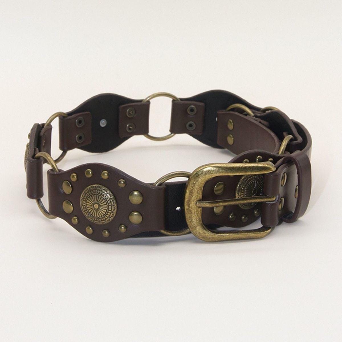Brown Western Concho Belt