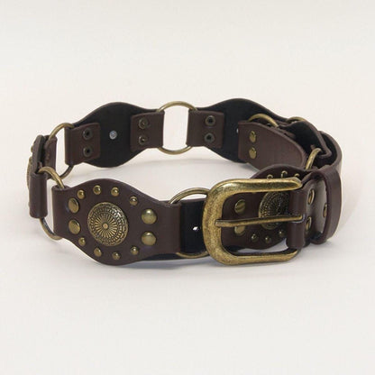 Brown Western Concho Belt