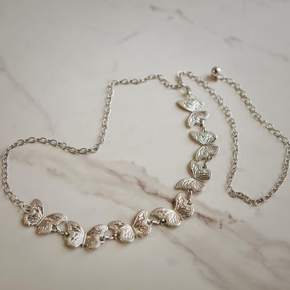 Silver Butterfly Waist Chain