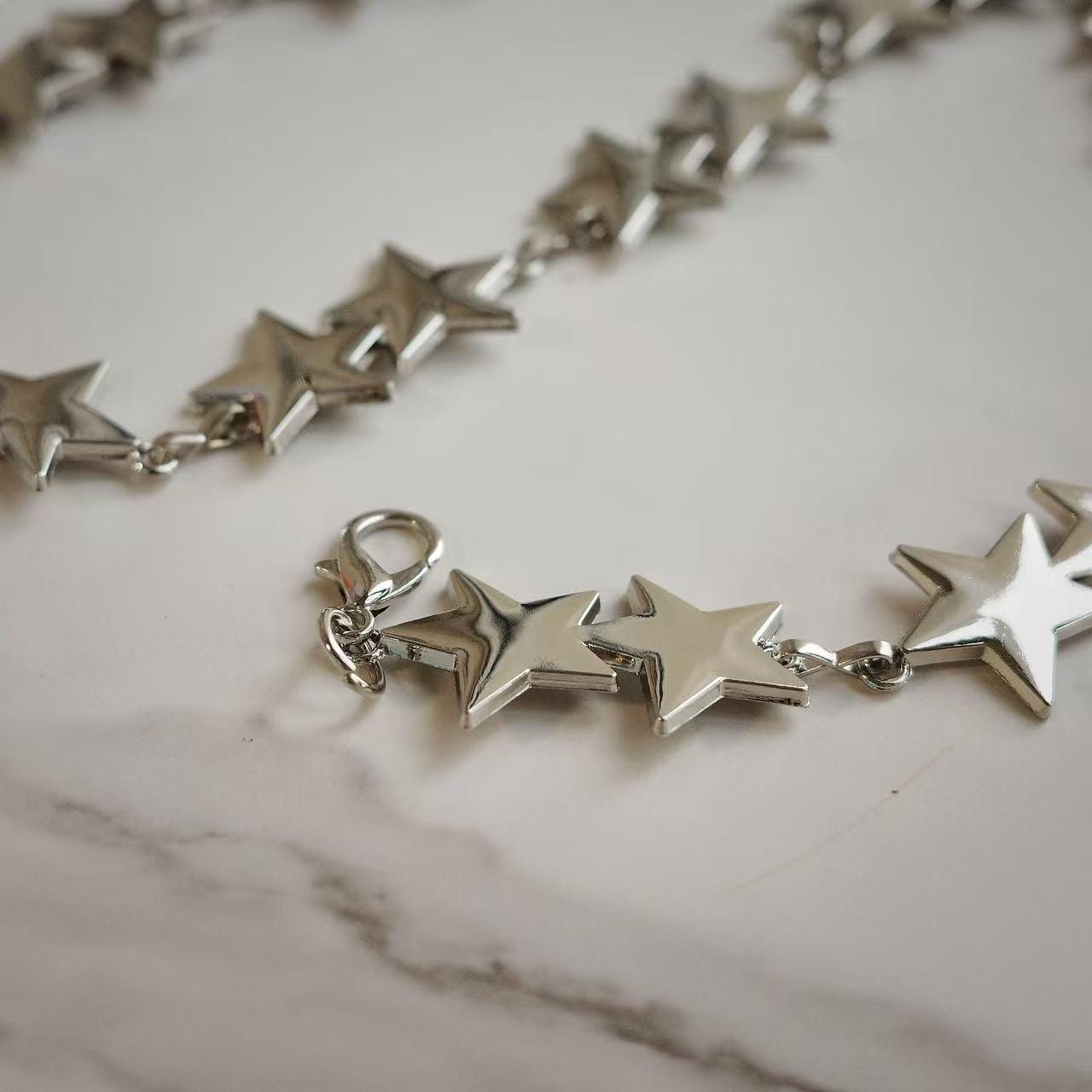 Silver Star Chain Belt