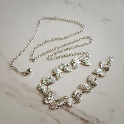Silver Butterfly Waist Chain