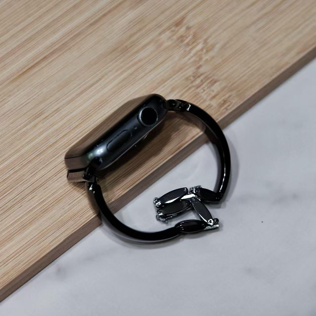 Black Bangle Apple Watch Band