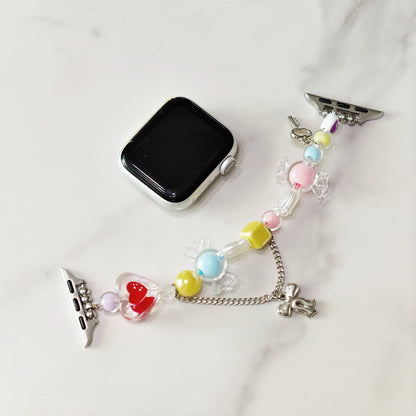 Candy Beaded Apple Watch Band
