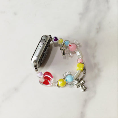 Candy Beaded Apple Watch Band
