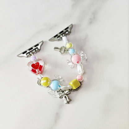 Candy Beaded Apple Watch Band