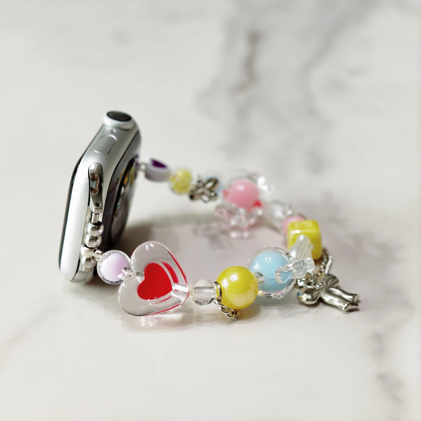 Candy Beaded Apple Watch Band