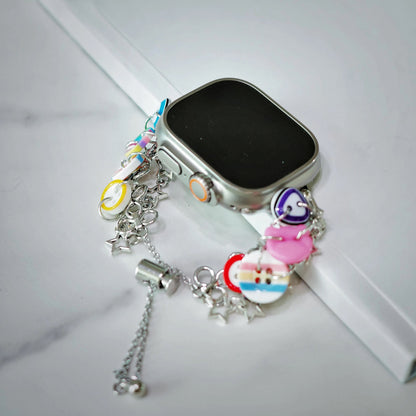 Colorful Button Charm Apple Watch Band