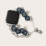 Denim Button Charm Apple Watch Band