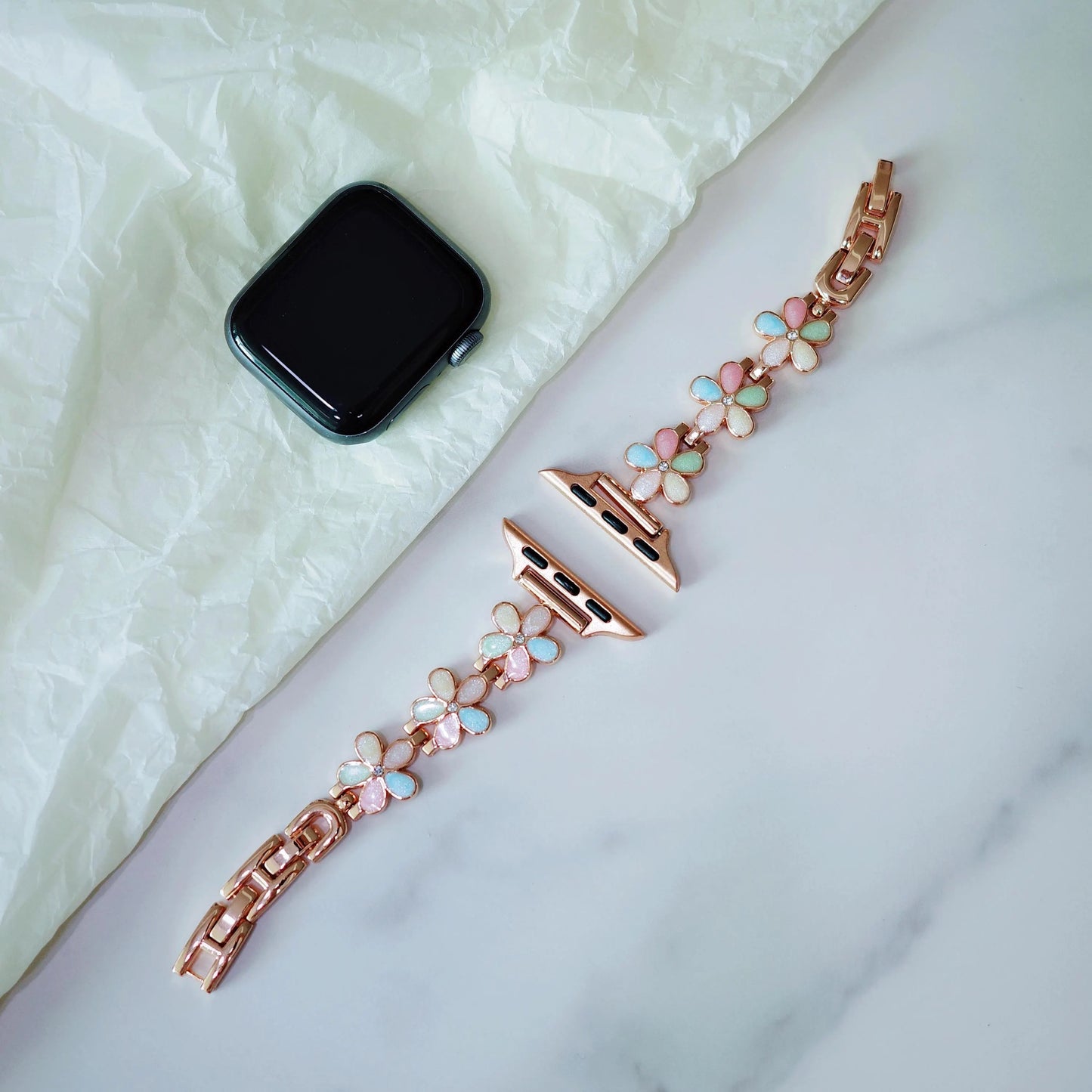 Pastel Floral Apple Watch Band