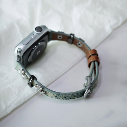 Gothic Cross Denim Apple Watch Band