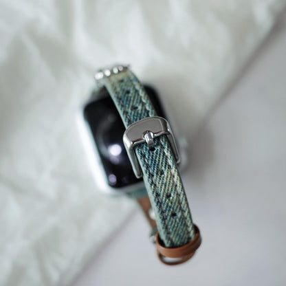 Gothic Cross Denim Apple Watch Band