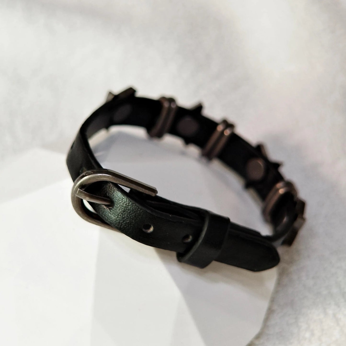 Punk Leather Star Bracelet