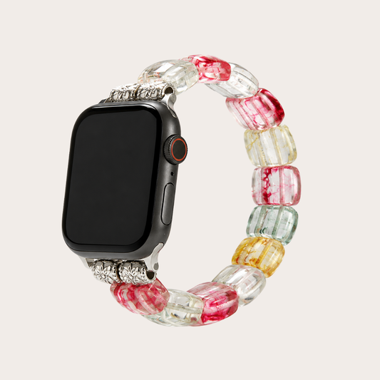 Multicolor Jade Apple Watch Band