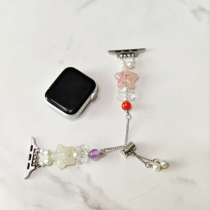 Pastel Star Beaded Apple Watch Band