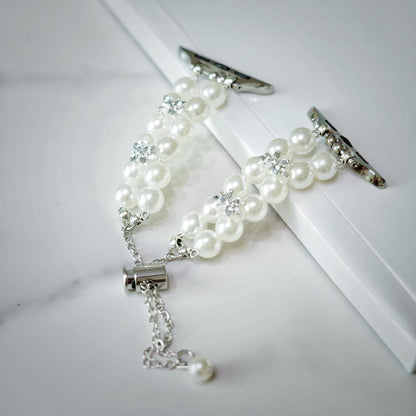 Silver Pearl Apple Watch Band