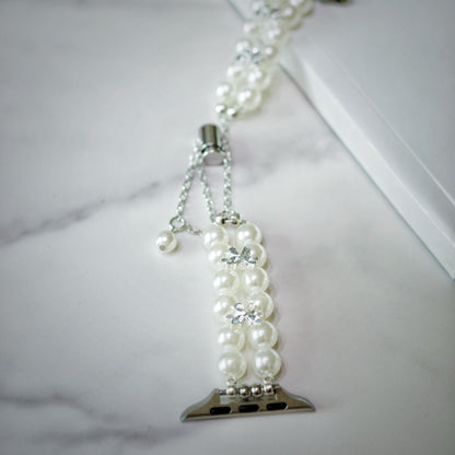 Silver Pearl Apple Watch Band