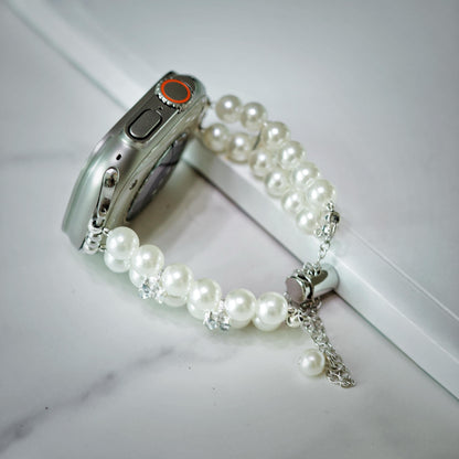 Silver Pearl Apple Watch Band
