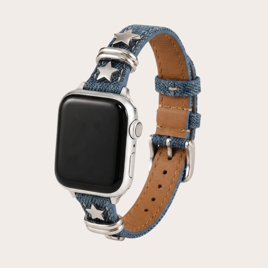 Punk Blue Denim Apple Watch Band