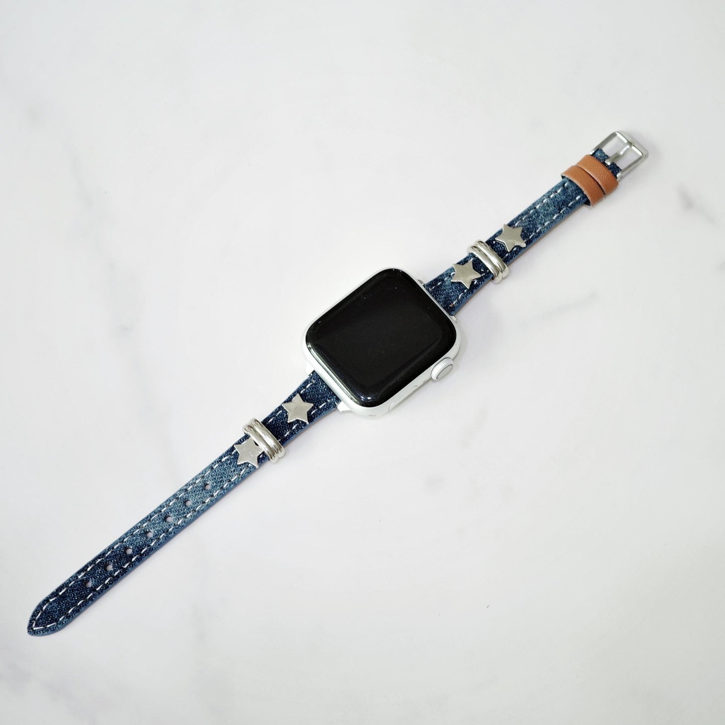 Punk Blue Denim Apple Watch Band