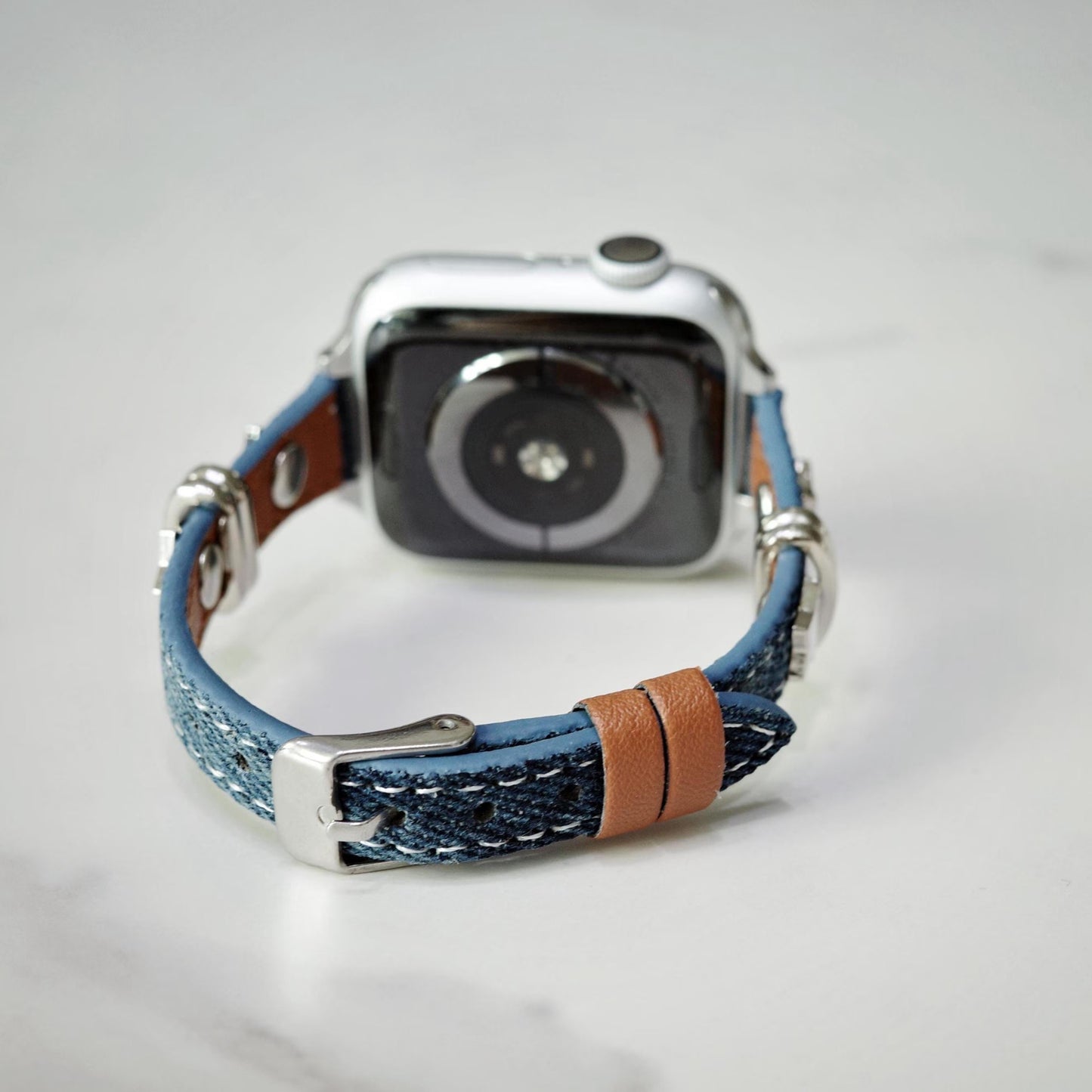 Punk Blue Denim Apple Watch Band
