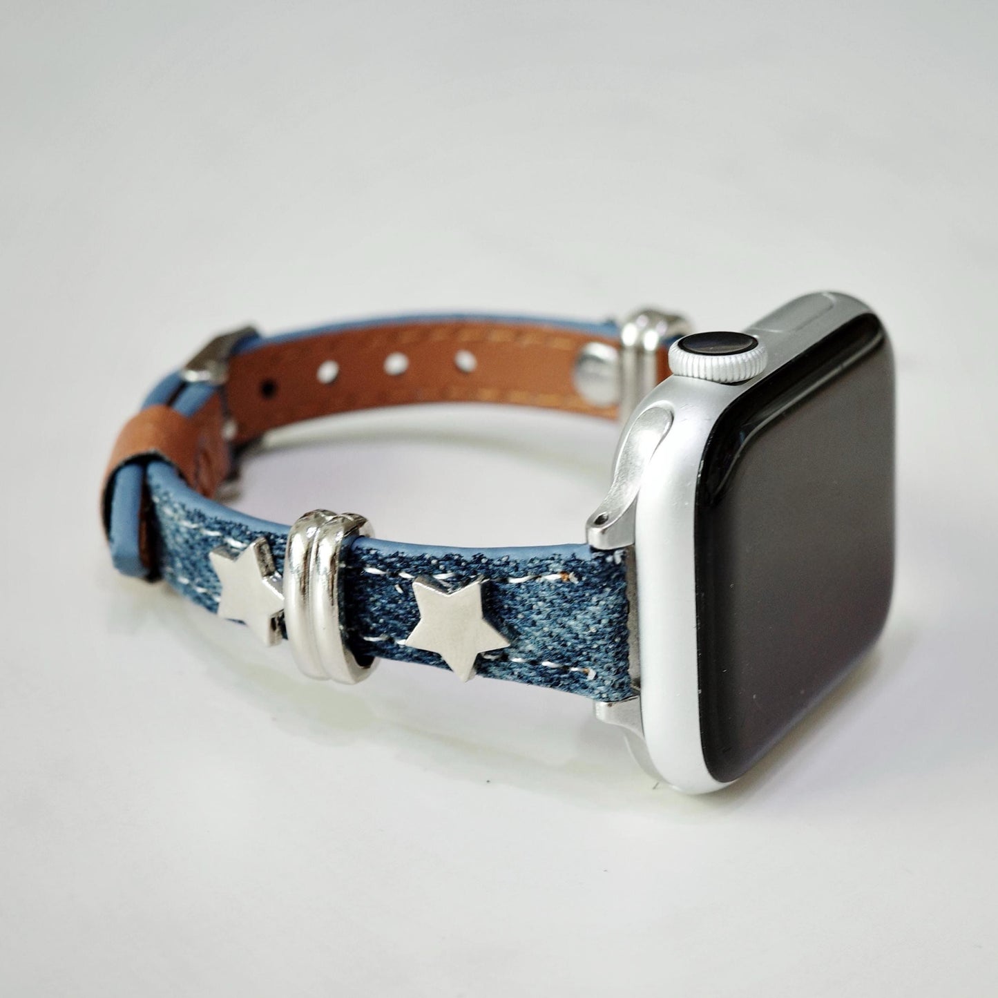 Punk Blue Denim Apple Watch Band