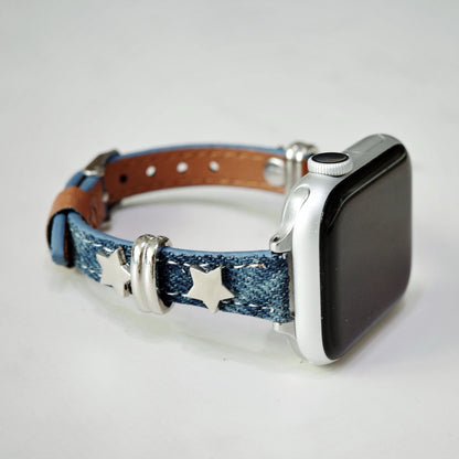 Punk Blue Denim Apple Watch Band