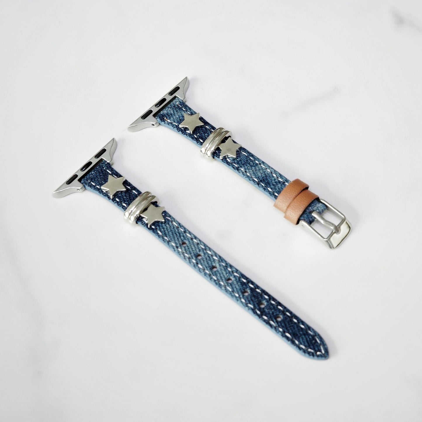 Punk Blue Denim Apple Watch Band