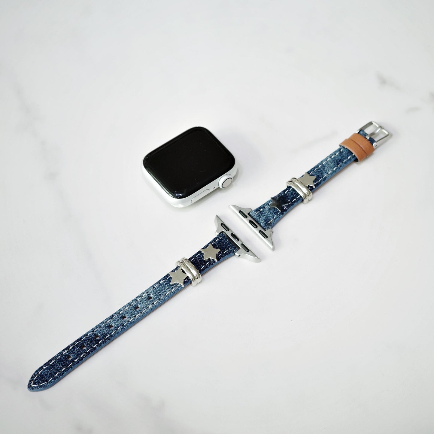 Punk Blue Denim Apple Watch Band