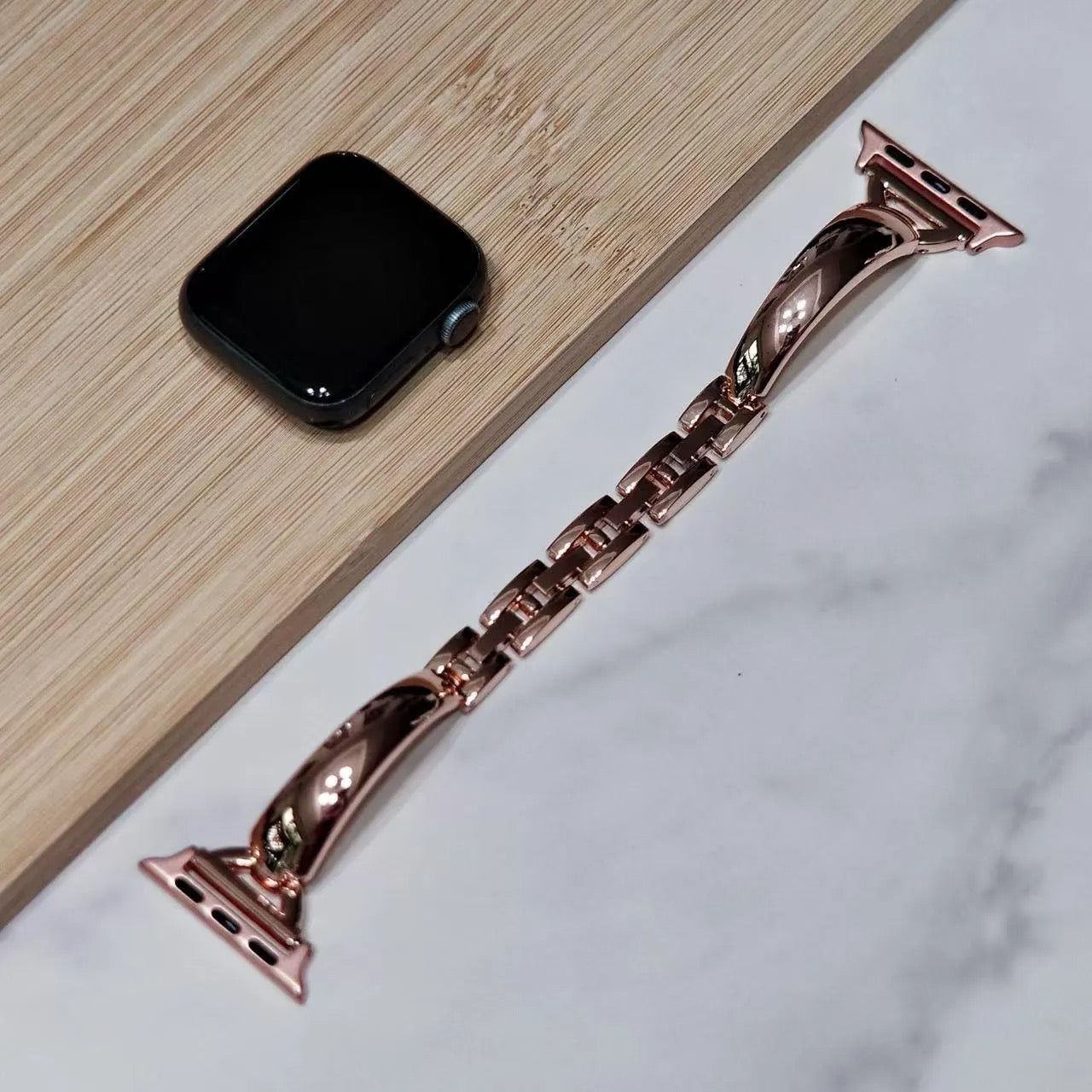 Rose Gold Bangle Apple Watch Band