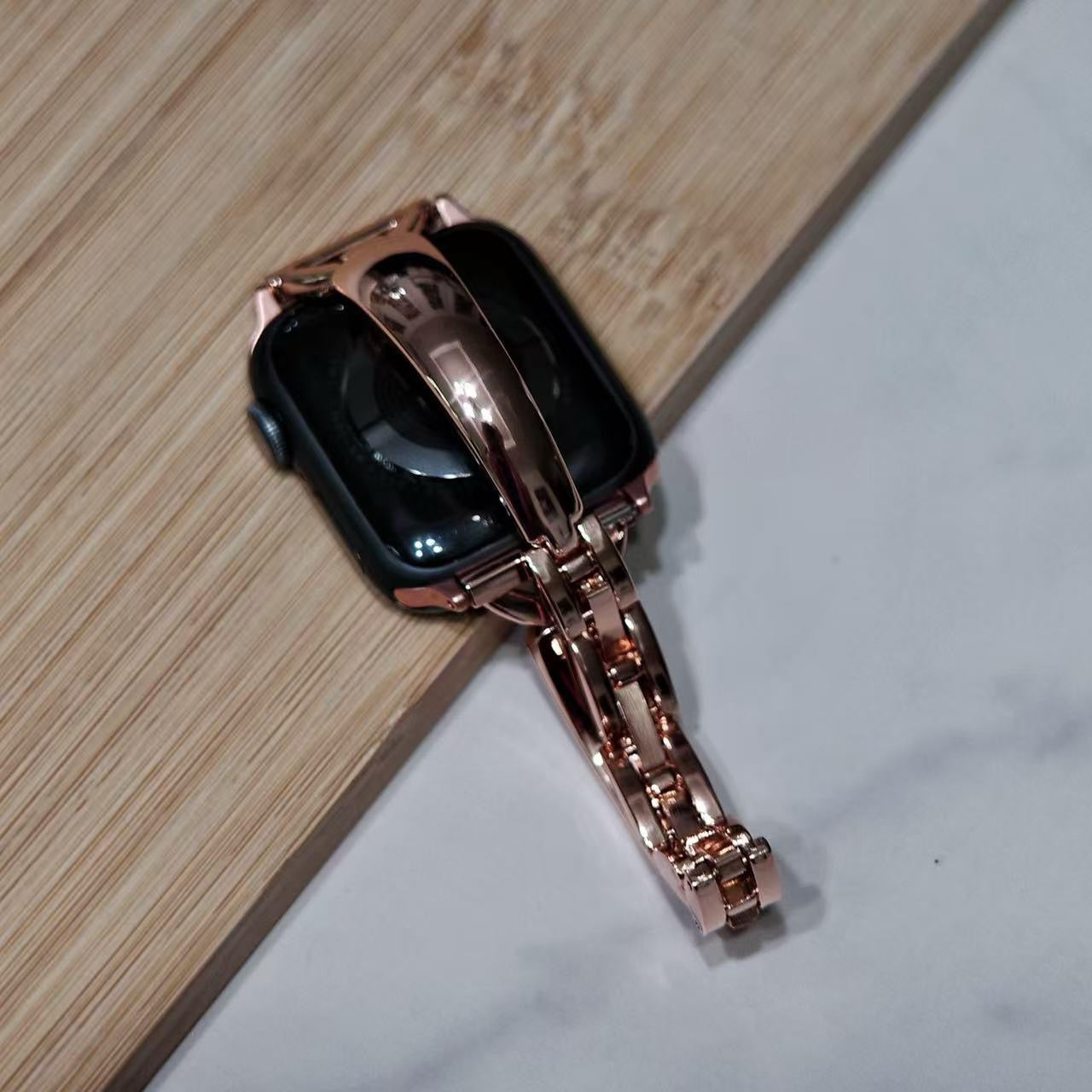 Rose Gold Bangle Apple Watch Band
