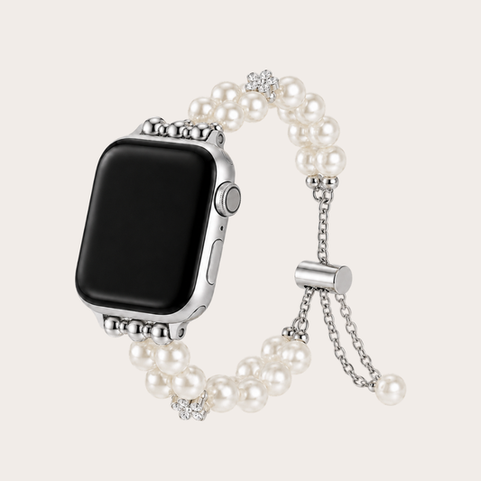 Silver Pearl Apple Watch Band