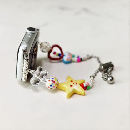 Smiley Star Beaded Apple Watch Band