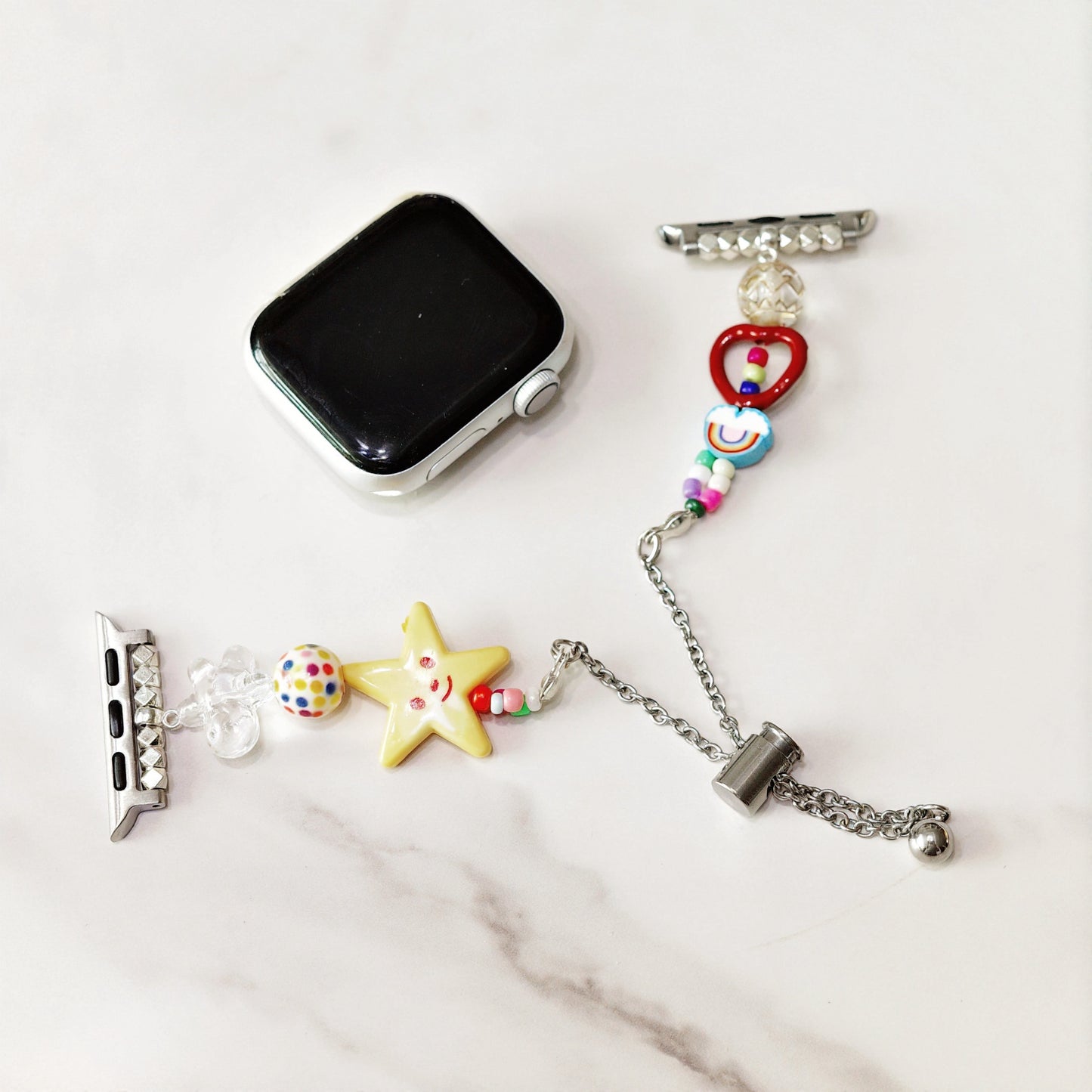 Smiley Star Beaded Apple Watch Band