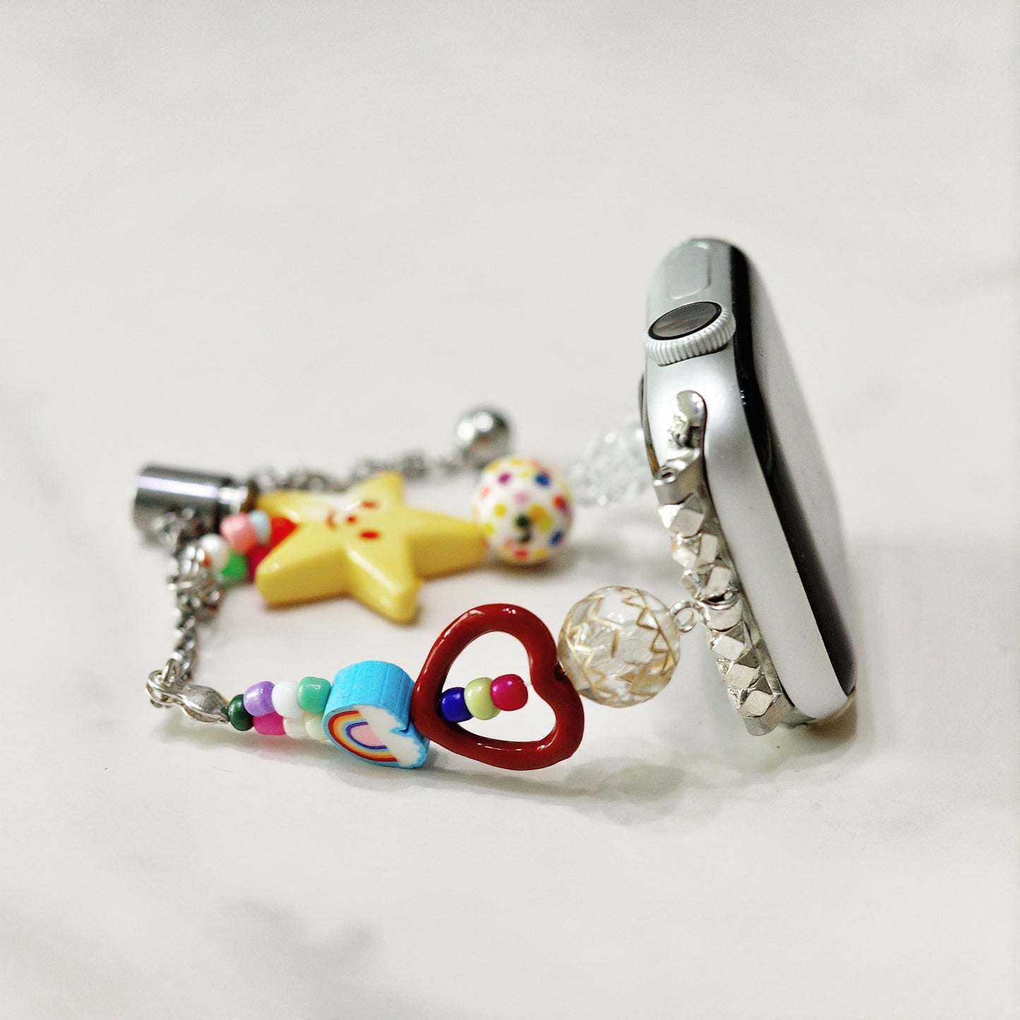 Smiley Star Beaded Apple Watch Band