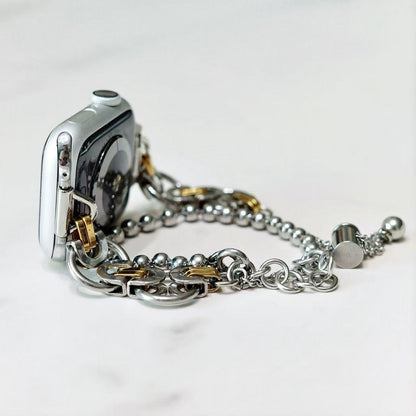 Two-Tone Chain Apple Watch Band