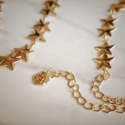 Gold Star Chain Belt