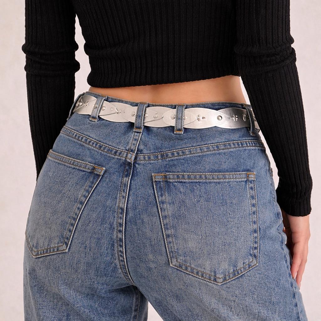 Silver Galaxy Star Belt