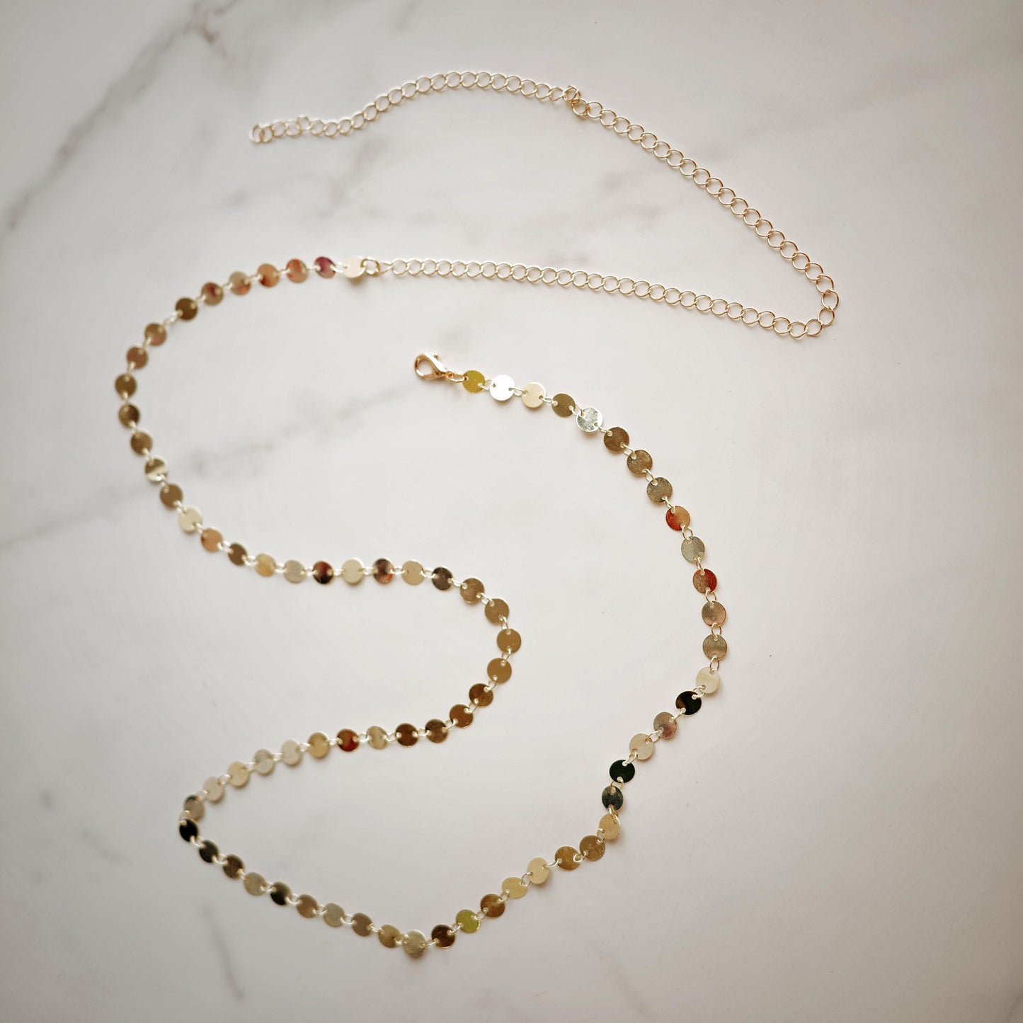 Gold Disc Waist Chain