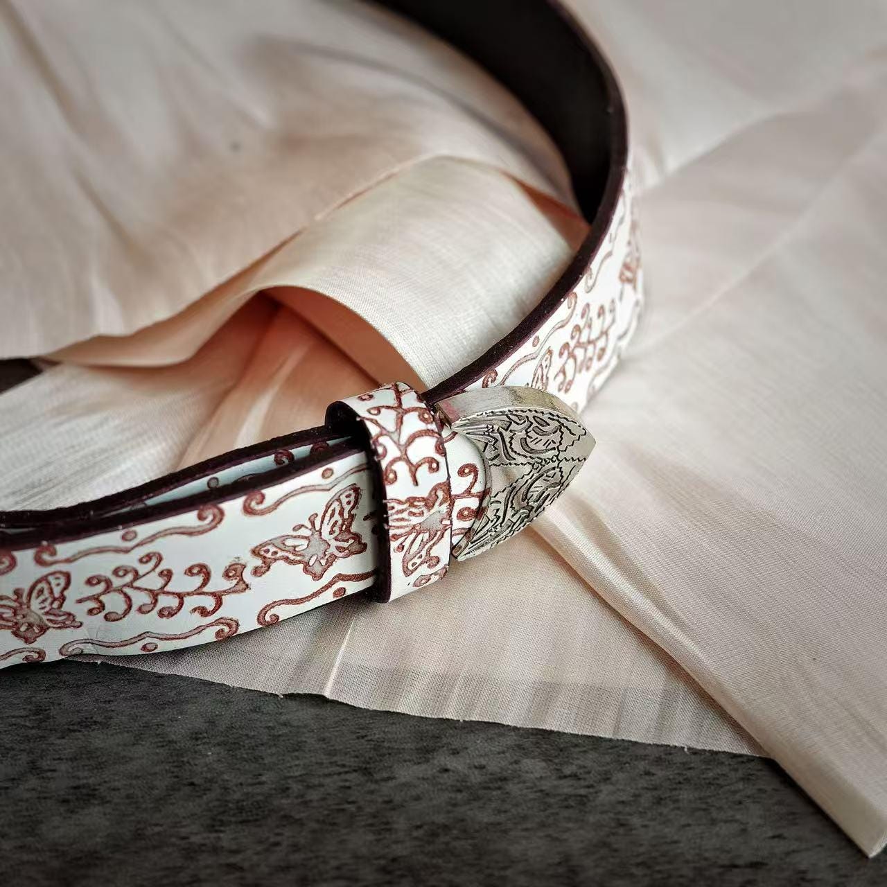 Y2K Butterfly Western Belt
