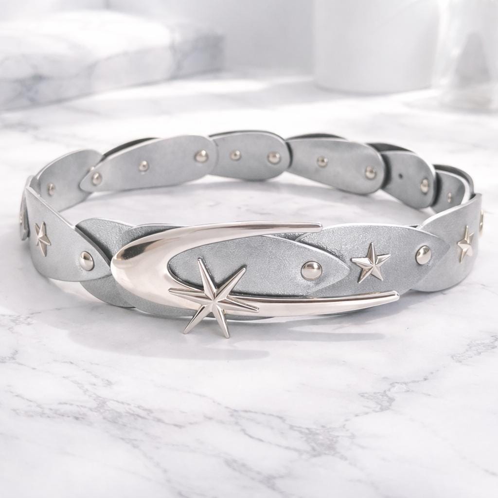 Silver Galaxy Star Belt