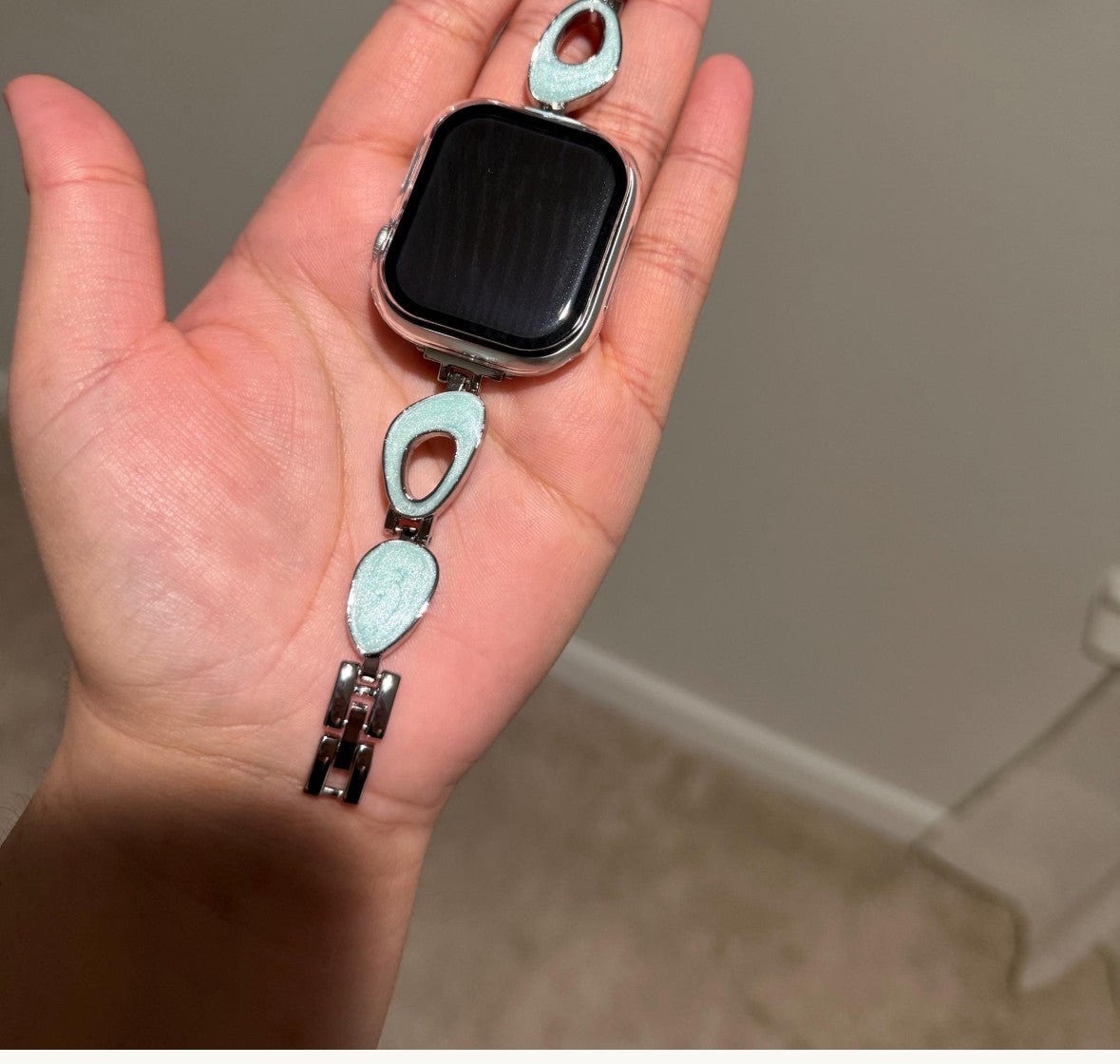Jade Stainless Steel Apple Watch Band
